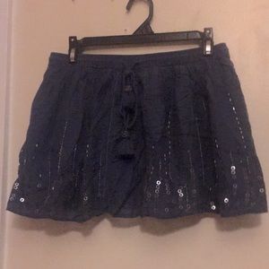 AmericanEagle mini skirt fully lined with sequins